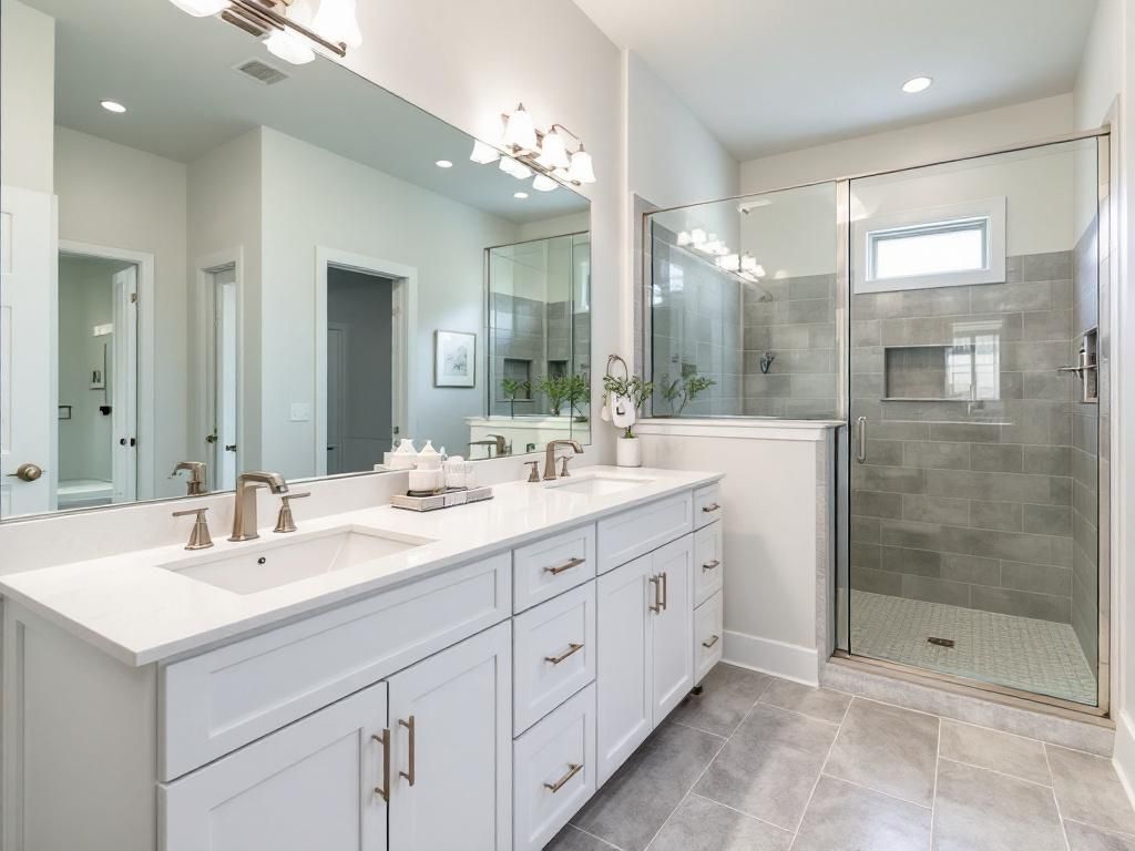 Bathroom before trim work