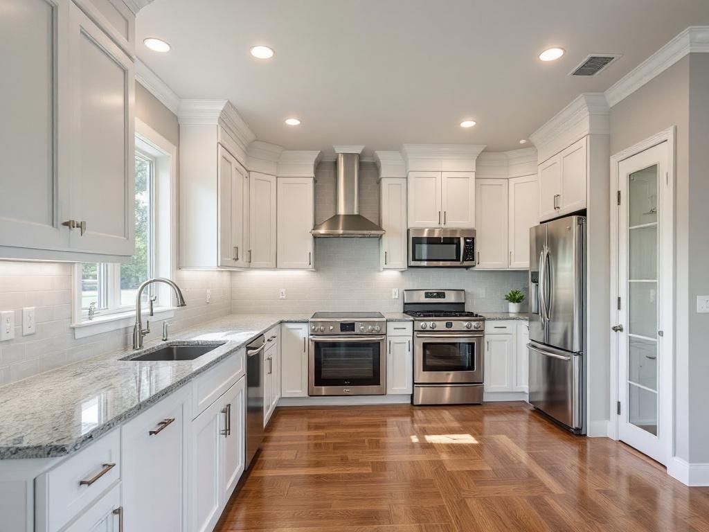 Kitchen before trim work